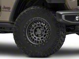 Black Rhino Shredder Matte Gunmetal Wheel; 17x9; 0mm Offset (20-25 Jeep Gladiator JT)