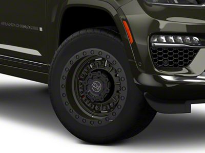 Black Rhino Abrams Olive Drab Green Wheel; 18x9.5; -18mm Offset (22-25 Jeep Grand Cherokee WL)