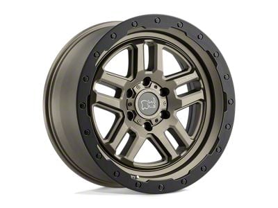 Black Rhino Barstow Matte Bronze with Matte Black Ring Wheel; 20x9.5; -18mm Offset (22-25 Jeep Grand Cherokee WL)