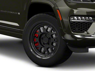 Black Rhino Delta Gloss Black Wheel; 20x9.5; -18mm Offset (22-25 Jeep Grand Cherokee WL)