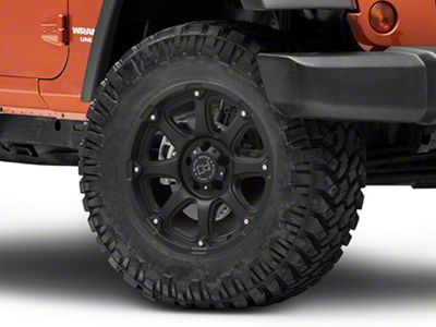 Black Rhino Glamis Matte Black Wheel; 18x9; -12mm Offset (22-25 Jeep Grand Cherokee WL)