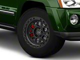Black Rhino Kelso Matte Black Wheel; 17x9; -18mm Offset (05-10 Jeep Grand Cherokee WK, Excluding SRT8)