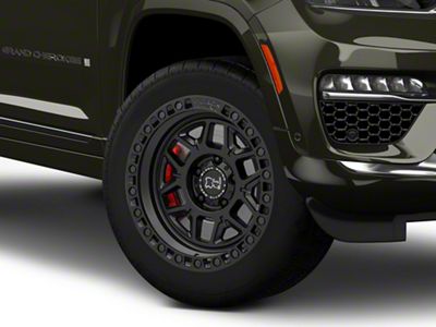 Black Rhino Kelso Matte Black Wheel; 20x9; -18mm Offset (22-25 Jeep Grand Cherokee WL)