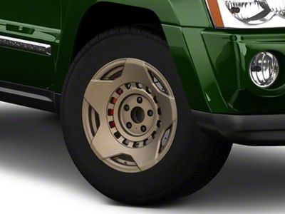 Black Rhino Muzzle Matte Bronze Wheel; 17x9; -18mm Offset (05-10 Jeep Grand Cherokee WK, Excluding SRT8)