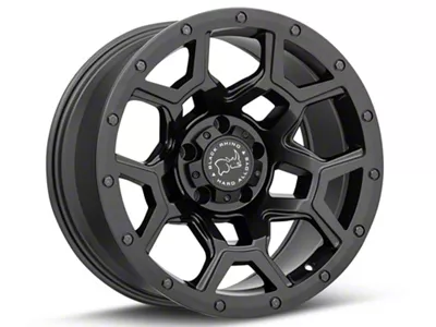 Black Rhino Overland Matte Black Wheel; 18x8; 30mm Offset (22-25 Jeep Grand Cherokee WL)