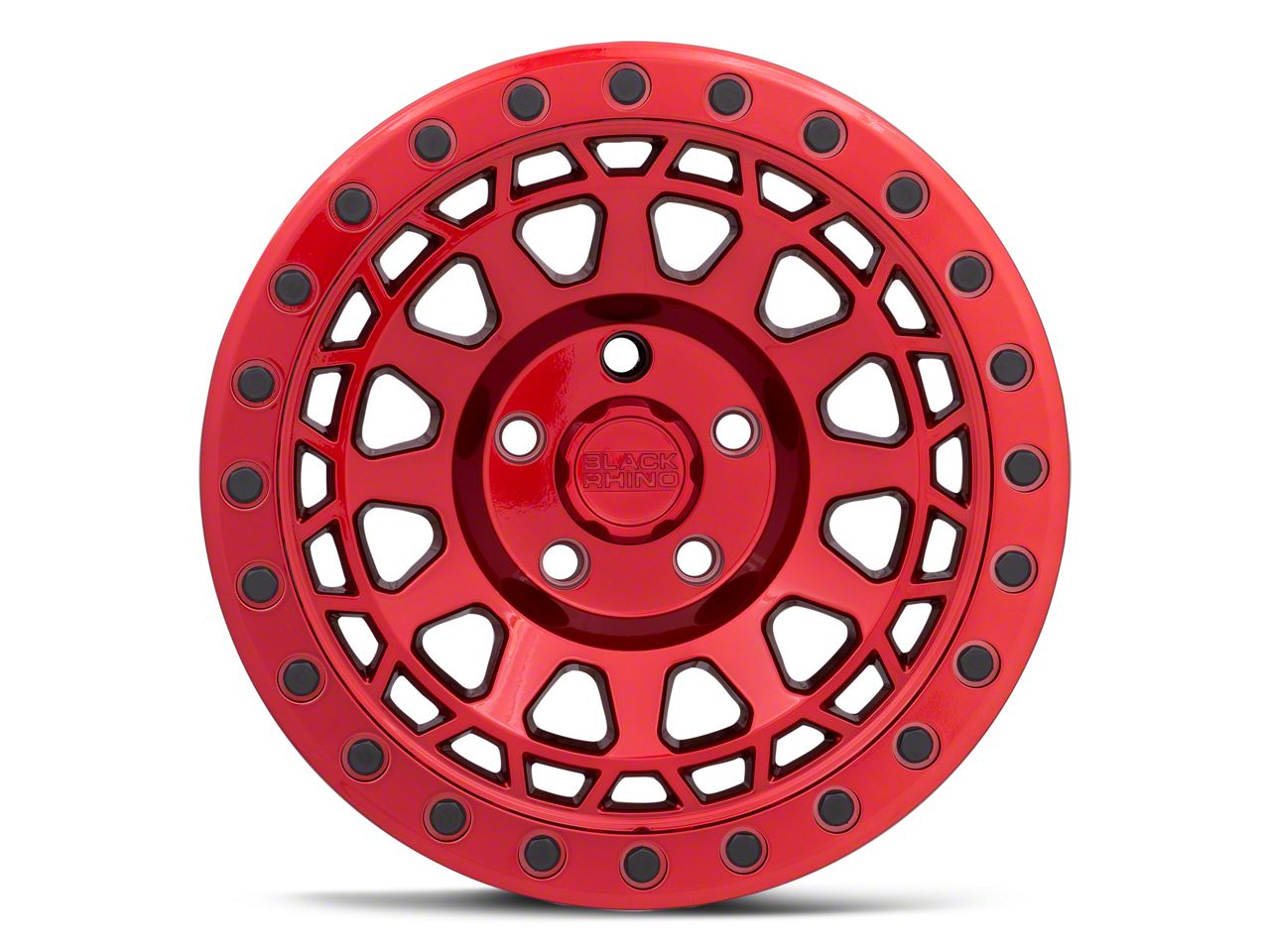 17x9.0 Black Rhino Primm Candy Red w/Black Bolts