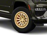 Black Rhino Raid Gold Wheel; 18x9.5; -18mm Offset (22-25 Jeep Grand Cherokee WL)