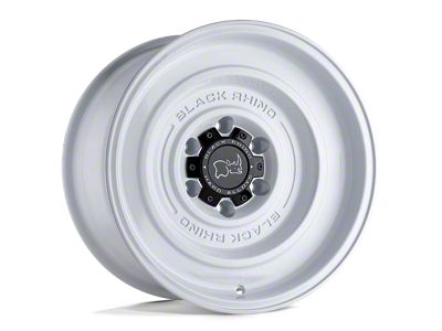 Black Rhino Solid Gloss White Wheel; 17x9.5; -18mm Offset (99-04 Jeep Grand Cherokee WJ)