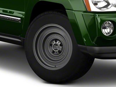 Black Rhino Solid Matte Gun Black Wheel; 17x9.5; -18mm Offset (05-10 Jeep Grand Cherokee WK, Excluding SRT8)