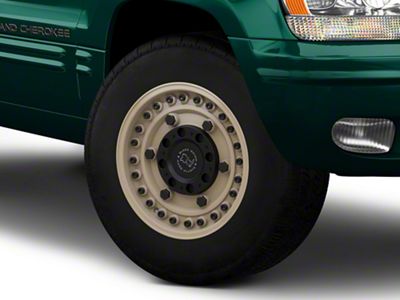 Black Rhino Armory Desert Sand Wheel; 17x9.5; -18mm Offset (99-04 Jeep Grand Cherokee WJ)