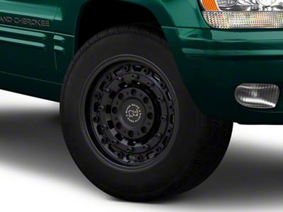 Black Rhino Arsenal Textured Matte Black Wheel; 18x9.5; -18mm Offset (99-04 Jeep Grand Cherokee WJ)