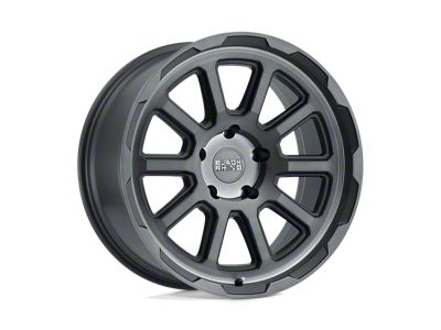 Black Rhino Chase Brushed Gunmetal Wheel; 20x9.5; -18mm Offset (99-04 Jeep Grand Cherokee WJ)