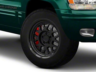 Black Rhino Delta Gloss Black Wheel; 18x9.5; -18mm Offset (99-04 Jeep Grand Cherokee WJ)