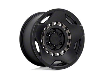 Black Rhino Muzzle Matte Black with Machined Tinted Ring Wheel; 20x9; -18mm Offset (99-04 Jeep Grand Cherokee WJ)