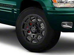 Black Rhino Overland Matte Black Wheel; 18x9.5; -18mm Offset (99-04 Jeep Grand Cherokee WJ)