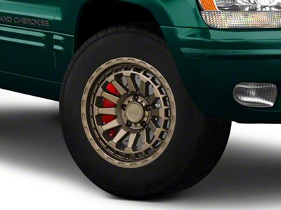 Black Rhino Raid Matte Bronze Wheel; 17x8.5; -18mm Offset (99-04 Jeep Grand Cherokee WJ)