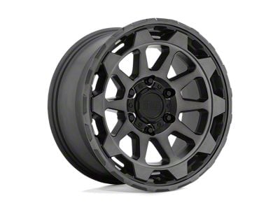 Black Rhino Rotor Matte Gunmetal with Brushed Tinted Face Wheel; 20x9; -18mm Offset (99-04 Jeep Grand Cherokee WJ)