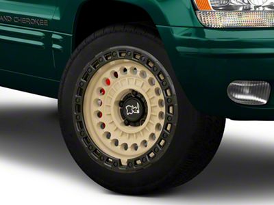 Black Rhino Sentinel Desert Sand Wheel; 20x9.5; -18mm Offset (99-04 Jeep Grand Cherokee WJ)