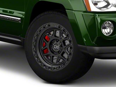 Black Rhino Kelso Matte Black Wheel; 18x9; -18mm Offset (05-10 Jeep Grand Cherokee WK)