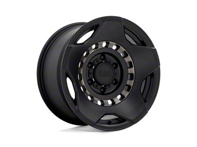 Black Rhino Muzzle Matte Black with Machined Tinted Ring Wheel; 20x9; -18mm Offset (05-10 Jeep Grand Cherokee WK)