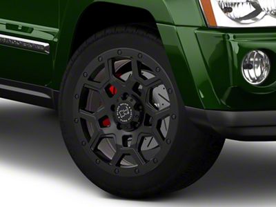 Black Rhino Overland Matte Black Wheel; 20x9.5; -18mm Offset (05-10 Jeep Grand Cherokee WK)