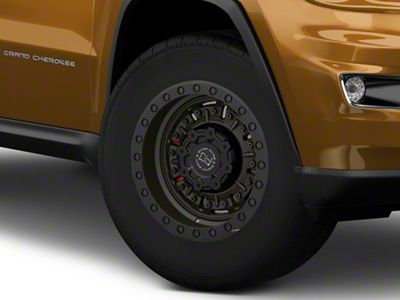 Black Rhino Abrams Olive Drab Green Wheel; 18x9.5; -18mm Offset (11-21 Jeep Grand Cherokee WK2)