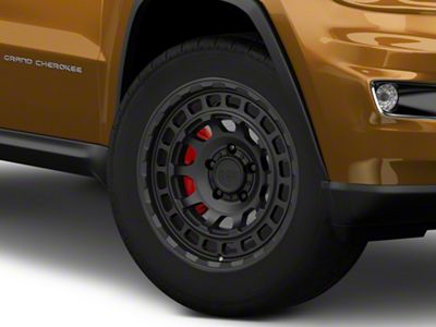 Black Rhino Chamber Matte Black Wheel; 20x9.5; 2mm Offset (11-21 Jeep Grand Cherokee WK2)