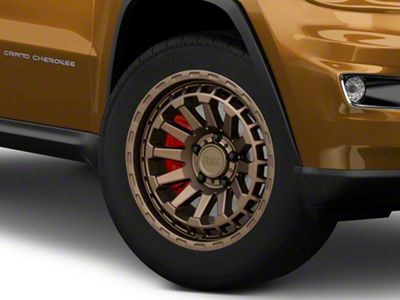 Black Rhino Raid Matte Bronze Wheel; 20x9.5; -18mm Offset (11-21 Jeep Grand Cherokee WK2)