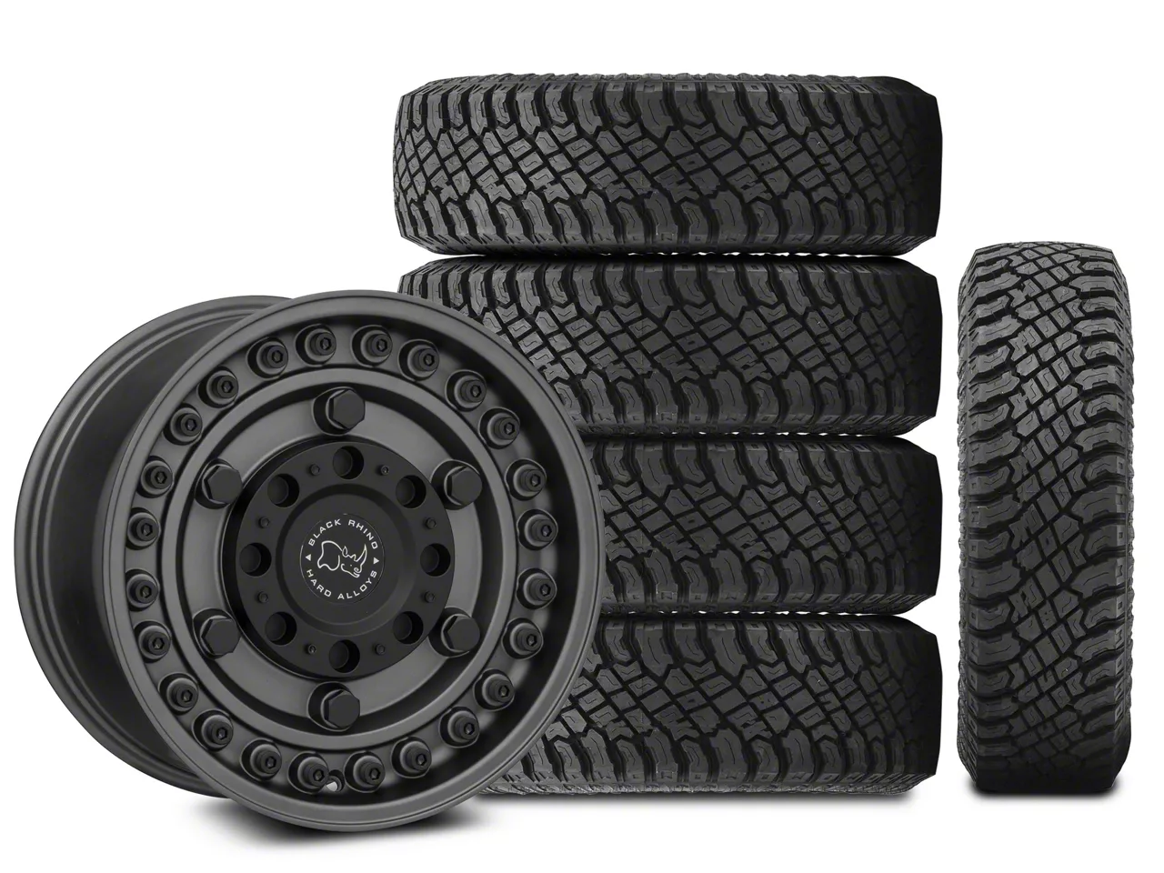 高級感 Black Rhino Jeep Wrangler Raid Matte Bronze Wheel; 17x8.5 Jacket Outer