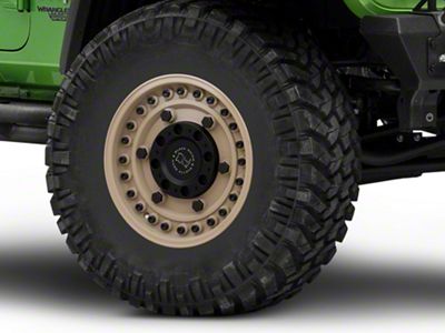 Black Rhino Armory Desert Sand Wheel; 17x8; 30mm Offset (18-25 Jeep Wrangler JL)