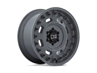 Black Rhino Axle Battleship Gray Wheel; 18x9.5; -18mm Offset (18-25 Jeep Wrangler JL)