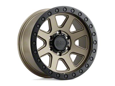 Black Rhino Baker Matte Bronze with Black Ring Wheel; 20x9; -18mm Offset (18-25 Jeep Wrangler JL)