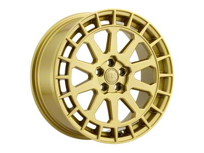 Black Rhino Boxer Gloss Gold Wheel; 17x8.5; -24mm Offset (97-06 Jeep Wrangler TJ)