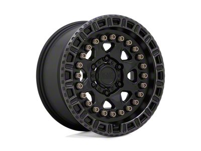 Black Rhino Carbine Matte Black with Machined Tinted Ring and Bronze Bolts Wheel; 18x9; -18mm Offset (18-25 Jeep Wrangler JL)