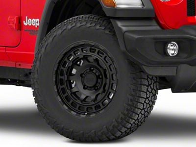 Black Rhino Chamber Matte Black Wheel; 18x9.5; -18mm Offset (18-25 Jeep Wrangler JL)
