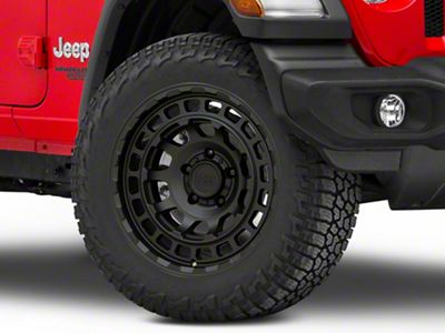 Black Rhino Chamber Matte Black Wheel; 20x9.5; -18mm Offset (18-25 Jeep Wrangler JL)