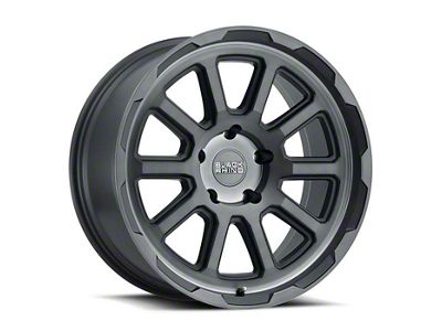Black Rhino Chase Brushed Gunmetal Wheel; 17x8; 10mm Offset (18-25 Jeep Wrangler JL)
