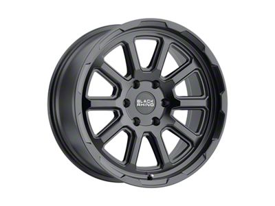 Black Rhino Chase Matte Black Wheel; 17x8; 10mm Offset (18-25 Jeep Wrangler JL)