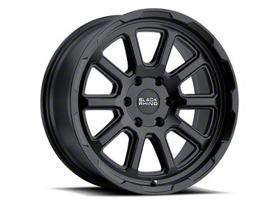 Black Rhino Chase Matte Black Wheel; 18x8; 10mm Offset (18-25 Jeep Wrangler JL)