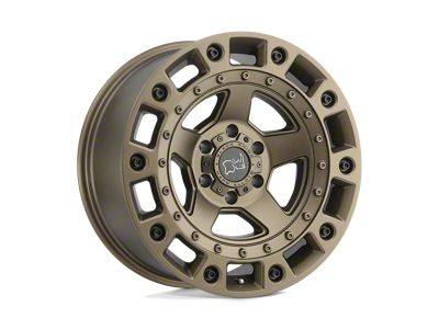 Black Rhino Cinco Bronze with Black Bolts Wheel; 17x9.5; -18mm Offset (18-25 Jeep Wrangler JL)