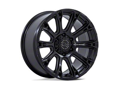 Black Rhino Diamondback Matte Black Wheel; 17x9; 12mm Offset (18-25 Jeep Wrangler JL)