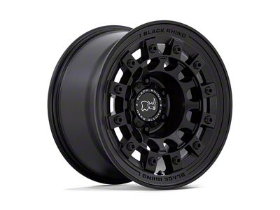 Black Rhino Fuji Matte Black Wheel; 17x9; -12mm Offset (18-25 Jeep Wrangler JL)