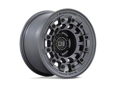 Black Rhino Fuji Matte Gunmetal Wheel; 17x8; 38mm Offset (18-25 Jeep Wrangler JL)