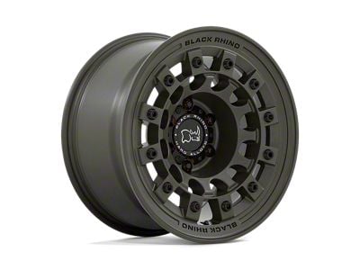 Black Rhino Fuji Olive Drab Green Wheel; 17x8; 38mm Offset (97-06 Jeep Wrangler TJ)