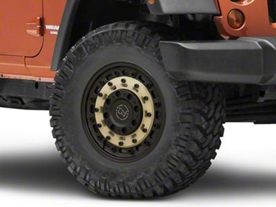 Black Rhino Arsenal Sand On Black Wheel; 17x8; 30mm Offset (07-18 Jeep Wrangler JK)