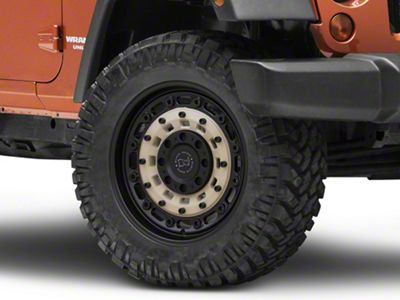 Black Rhino Arsenal Sand On Black Wheel; 20x9.5; -18mm Offset (07-18 Jeep Wrangler JK)