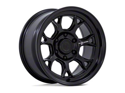 Black Rhino Etosha Matte Black Wheel; 17x8.5; -10mm Offset (07-18 Jeep Wrangler JK)