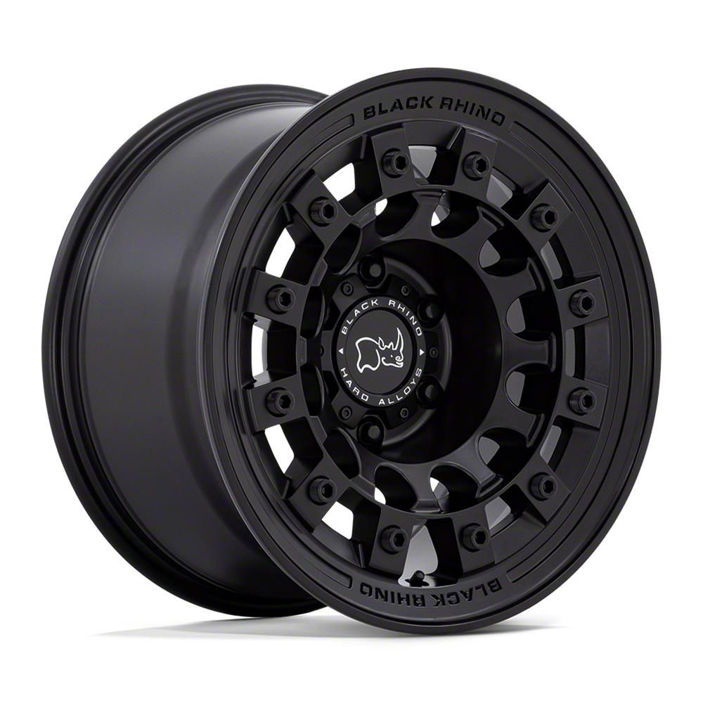 Black Rhino Jeep Wrangler Fuji Matte Black Wheel; 17x9