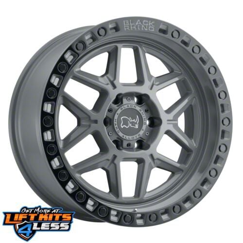 Black Rhino Jeep Wrangler Kelso Battleship Gray Wheel; 17x9