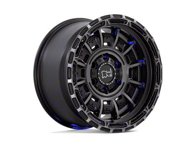 Black Rhino Legion Matte Black with Gray Tint Wheel; 20x10; -18mm Offset (07-18 Jeep Wrangler JK)
